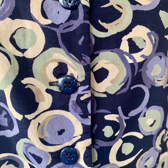 Saville Sport Patterned Back-Tie Vest - Picture 5 of 8